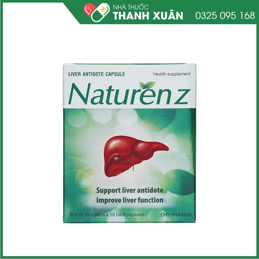Naturen Z hỗ trợ giải độc gan, tăng cường chức năng gan